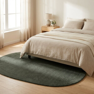 Vloerkleed Kari Organisch - Groen 200x125cm - - Dekbed-Discounter.nl