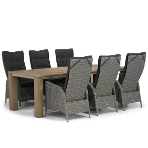 Garden Collections Lincoln/Brighton 240 cm dining tuinset 7-delig