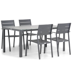 Lifestyle Stella/Varano 160 cm dining tuinset 5-delig