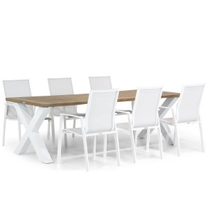 Lifestyle Ultimate/Cardiff 240 cm dining tuinset 7-delig