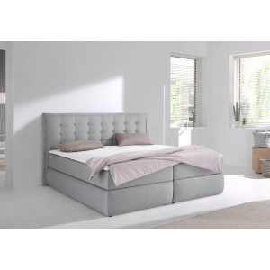 INOSIGN Boxspring Sagres Hoofdbord met 2-kleurige zachte bies en tweekleurige knopen