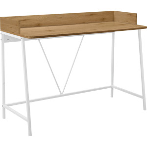 INOSIGN Bureau Jullian wit frame van metaal, breedte 120 cm (1 stuk)