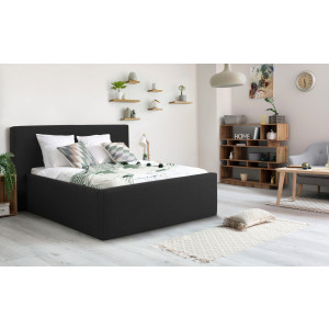 INOSIGN Gestoffeerd bed DALINA rechtlijnig hoofdbord, in 5 breedten, ook in 220 cm lengte