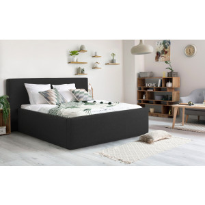 INOSIGN Gestoffeerd bed DALINA rechtlijnig hoofdbord, in 5 breedten, ook in 220 cm lengte