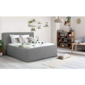 INOSIGN Gestoffeerd bed DALINA rechtlijnig hoofdbord, in 5 breedten, ook in 220 cm lengte