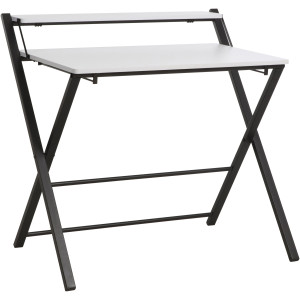 INOSIGN Pc-bureau SULBY, laptoptafel, bureau, met planchet, Metalen frame, opvouwbaar, ruimtebesparend, max. 86,5x82,5 cm