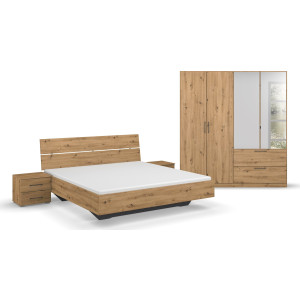 INOSIGN Slaapkamerserie CHALLENGER Kast 2 breedtes, bed 3 breedtes, 2 nachttafels MADE IN GERMANY