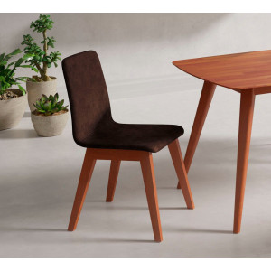 INOSIGN Stoel Sandy met verschillende stoelpootkleuren en kleurvarianten, zithoogte 47 cm (2 stuks)