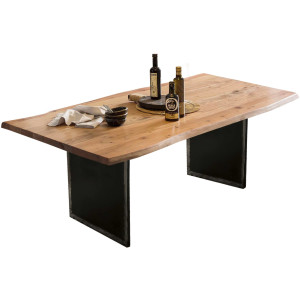 INOSIGN Tafel met hout gebeitst, gelakt en gewaxed (1 stuk)