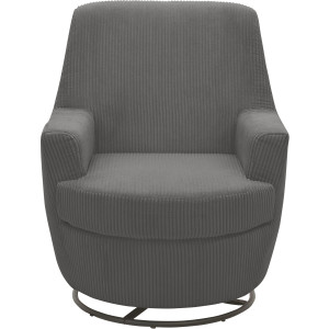 INOSIGN Draaibare fauteuil Hetty, draaistoel met kantelfunctie en poef, leesstoel, armstoel (set, 2 stuks)