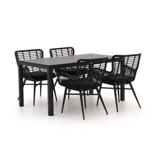 Intenso Asti/La Fonte 160cm dining tuinset 5-delig - Laagste prijsgarantie!