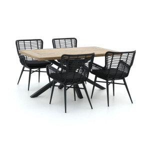 Intenso Asti/Montorio 160cm dining tuinset 5-delig - Laagste prijsgarantie!