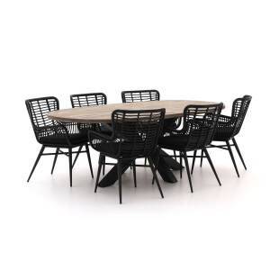 Intenso Asti/Rough-Y Ellips 240cm dining tuinset 7-delig - Laagste prijsgarantie!