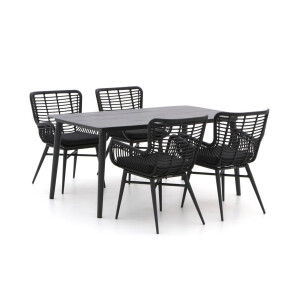 Intenso Asti/Sora 160cm dining tuinset 5-delig - Laagste prijsgarantie!