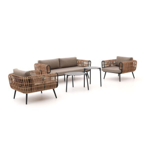 Intenso Averti/Cella stoel-bank loungeset 5-delig - Laagste prijsgarantie!