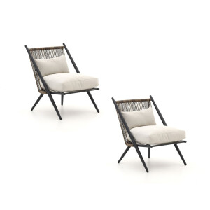Intenso Brittoli lounge tuinstoelen (2 stuks) - Laagste prijsgarantie!