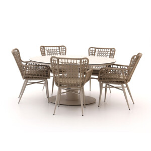 Intenso Busso/La Fonte ø 150cm dining tuinset 6-delig - Laagste prijsgarantie!