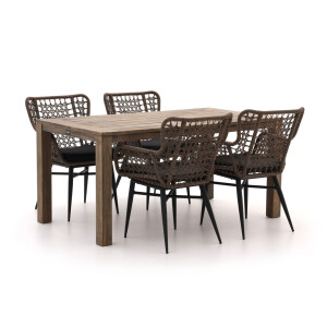 Intenso Busso/ROUGH-S 160cm dining tuinset 5-delig - Laagste prijsgarantie!