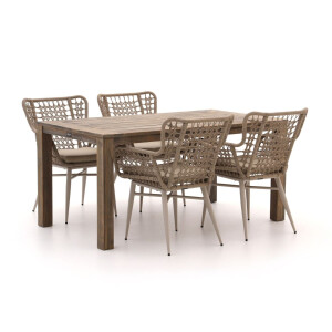 Intenso Busso/ROUGH-S 160cm dining tuinset 5-delig - Laagste prijsgarantie!