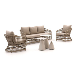Intenso Cameri/Tusa stoel-bank loungeset 6-delig - Laagste prijsgarantie!