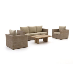 Intenso Carpino/ROUGH-L stoel-bank loungeset 4 delig - Laagste prijsgarantie!