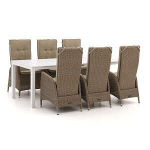 Intenso Fabrizi/Menzano 220cm dining tuinset 7-delig verstelbaar - Laagste prijsgarantie!