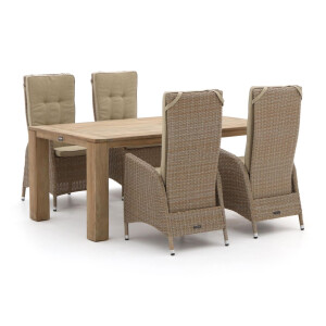 Intenso Fabrizi/ROUGH-X 180cm dining tuinset 5-delig verstelbaar - Laagste prijsgarantie!