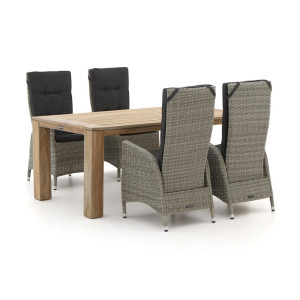 Intenso Fabrizi/ROUGH-X 180cm dining tuinset 5-delig verstelbaar - Laagste prijsgarantie!