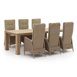 Intenso Fabrizi/ROUGH-X 240cm dining tuinset 7-delig verstelbaar - Laagste prijsgarantie!