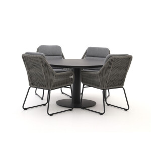 Intenso Isorella/La Fonte  ø 120cm dining tuinset 5-delig - Laagste prijsgarantie!