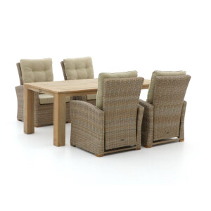 Intenso Mazzano/ROUGH-X 200cm lounge-dining tuinset 5-delig verstelbaar - Laagste prijsgarantie!
