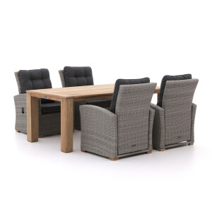 Intenso Mazzano/ROUGH-X 200cm lounge-dining tuinset 5-delig verstelbaar - Laagste prijsgarantie!