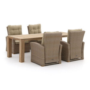 Intenso Mazzano/ROUGH-X 240cm lounge-dining tuinset 5-delig verstelbaar - Laagste prijsgarantie!