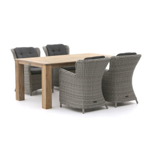 Intenso Milano/ROUGH-X 180cm dining tuinset 5-delig - Laagste prijsgarantie!