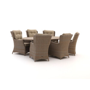 Intenso Milano/ROUGH-Y Ellips 240cm dining-lounge tuinset 7-delig - Laagste prijsgarantie!