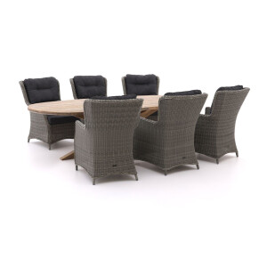 Intenso Milano/ROUGH-Y Ellips 280cm dining-lounge tuinset 7-delig - Laagste prijsgarantie!