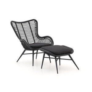 Intenso Rovello lounge tuinstoel met voetenbank - Laagste prijsgarantie!