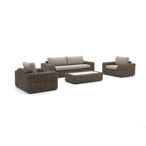 Intenso Segrino stoel-bank loungeset 4-delig - Laagste prijsgarantie!