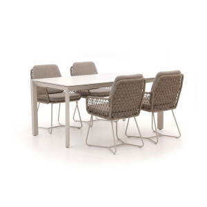 Intenso Trasimeno/Sestino 160cm dining tuinset 5-delig - Laagste prijsgarantie!