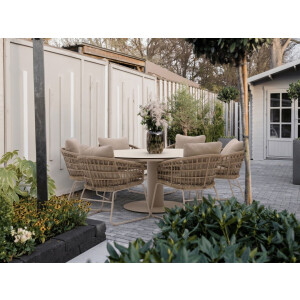 Intenso Trofarello/La Fonte ø150cm dining tuinset 7-delig - Laagste prijsgarantie!