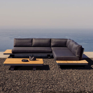 Kave Home 5-zits Loungeset 'Tosqueta' Teakhout