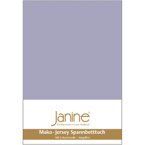 Janine Hoeslaken Fijne mako-jersey 5007/ gemaakt van 100% katoen, voor matrassen tot 26 cm hoog (1 stuk)