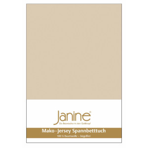 Janine Hoeslaken Fijne mako-jersey 5007/ gemaakt van 100% katoen, voor matrassen tot 26 cm hoog (1 stuk)