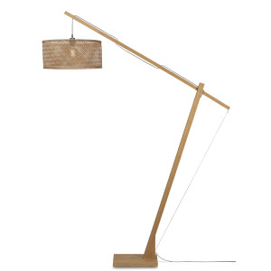 GOOD&MOJO Vloerlamp 'Java' Bamboe, 207cm, kleur Naturel