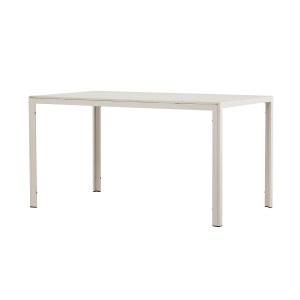 Joas polywood tuin eettafel beige - 140 x 90 cm