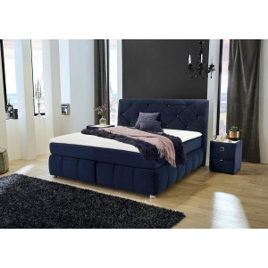 Jockenhöfer Gruppe Boxspring Bella te bestellen in 140 & 18 cm breedte met topmatras van koudschuim en rookglas-stenen