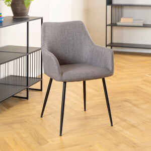 Bendt Eetkamerstoel 'Kalena' kleur Grijs/Bruin