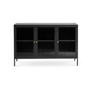 Katja metalen sideboard zwart - 132 x 40 cm