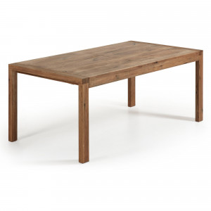 Kave Home Eettafel 'Briva' Eiken Antiek, 200 - 280 x 100cm