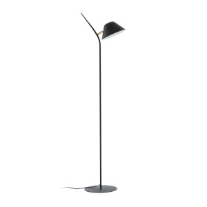 Kave Home Vloerlamp 'Aurelia', kleur Zwart